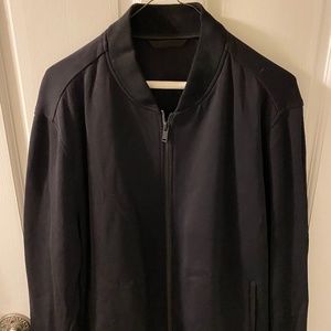 Theory Black Zip-Up, Size L